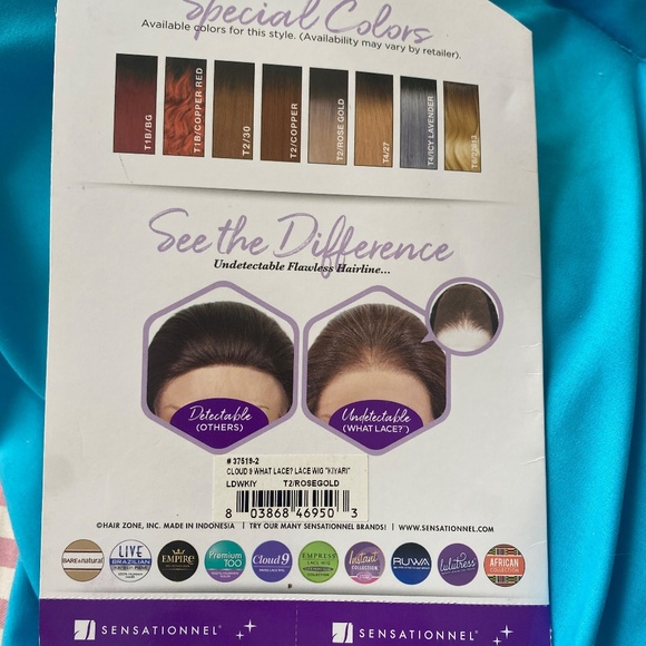 Rose gold hairline illusion lace wig - Picture 4 of 4